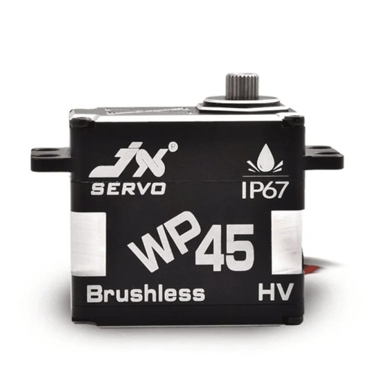Hot Sales JX Servo WP45 HV 45KG Brushless Waterproof IP67 Metal Gear Digital Servo for RC Car Helicopter Airplane